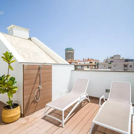 Lejlighed Topsun - Rooftop With Large Terrace
